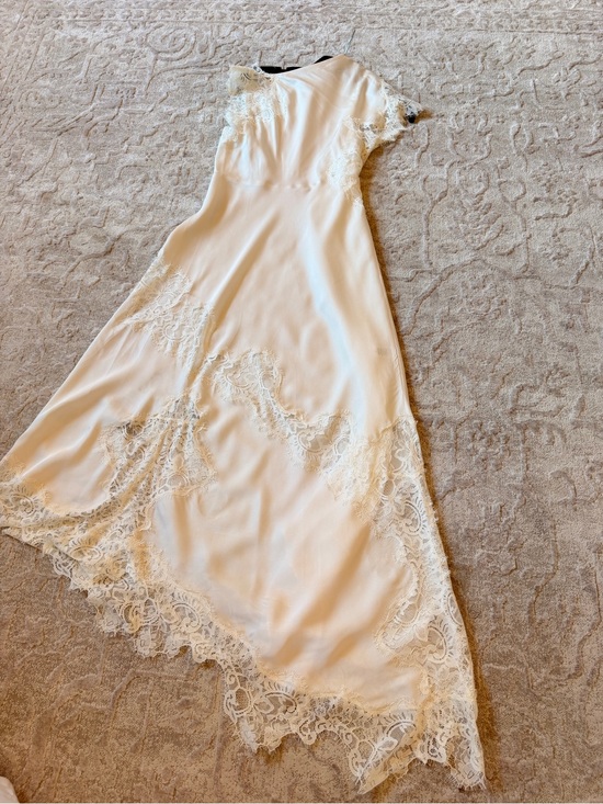 A.L.C. Dresses & Skirts - A.L.C. Alessia Textured Satin And Lace Maxi Dress